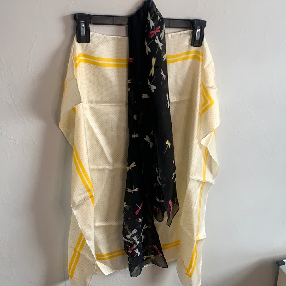 Vintage Echo Scarves - (27x27) (52x11) Japan
